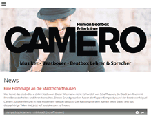 Tablet Screenshot of camero.ch